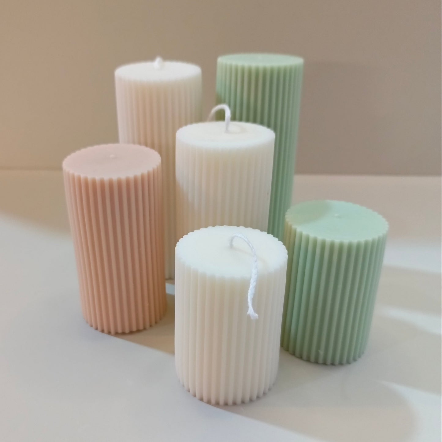 Stripped Pillar - Set of 3