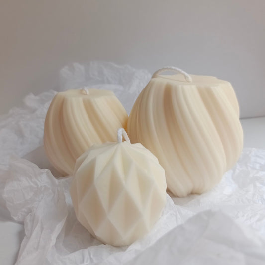 Ball Candle Set of 3