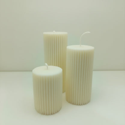 Stripped Pillar - Set of 3