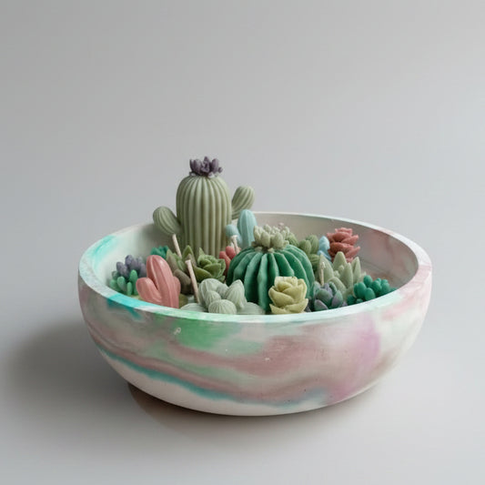Sabir-Cacti Round Bowl