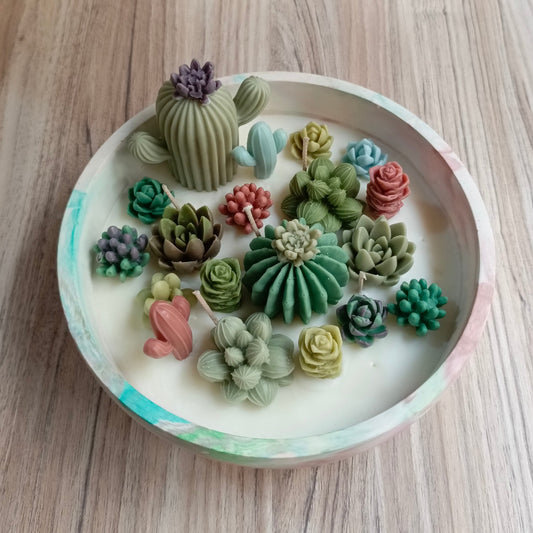 Sabir-Cacti Round Bowl