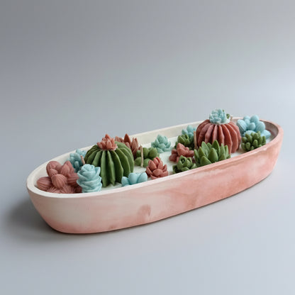Sabir-Cacti Oval Bowl