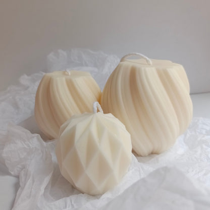 Ball Candle Set of 3