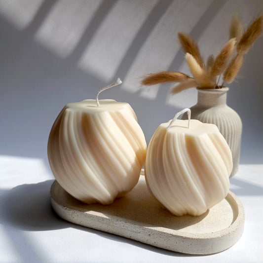 Spiral Candle - set of 2